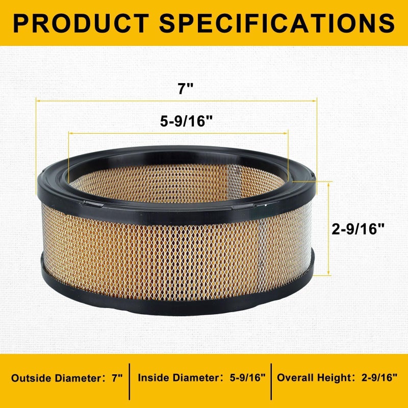 Panari 47 883 03-S1 Air Filter 12 050 01-S Oil Filter for Kohler CH20 CH25 CH18 CH23 CV23 CV20 CH22 CV22S CV22 CV18 CV17 CV19 Engine Lawn Mower - Image 4
